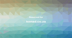 Desktop Screenshot of konad.co.za
