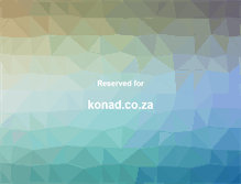 Tablet Screenshot of konad.co.za
